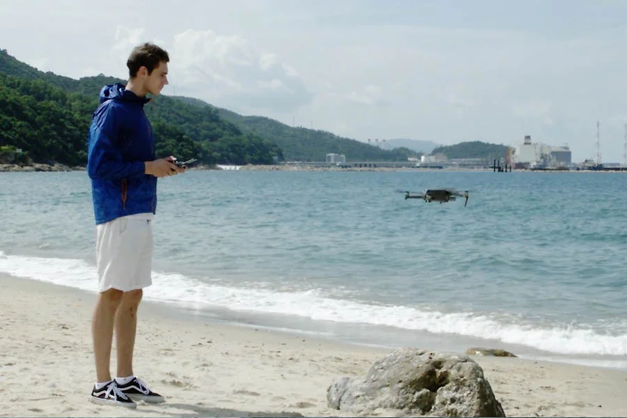 a drone with a camera